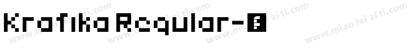 Krafika Regular字体转换